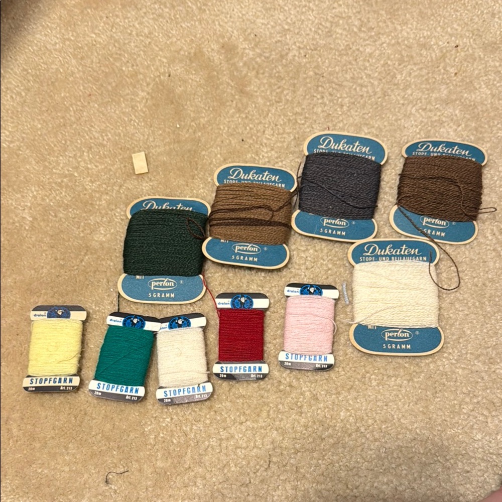 Assorted vintage Sewing Threads